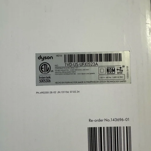 Dyson Supersonic Nural Hair Dryer Special Edition Amber Silk & Presentation Case - Picture 15 of 15